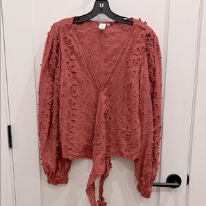 Anthropologie Seen Worn Kept Wrap
Blouse sz 14
